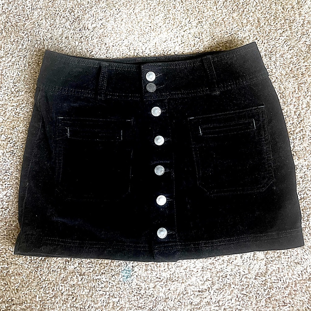 Free People Joanie Corduroy Button Skirt